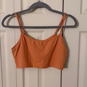 Ivory Ella Warm Orange Tank Top